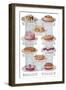 An Irresistible Array of Calorie-Filled Desserts-null-Framed Art Print