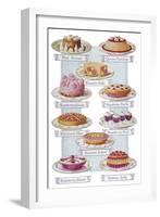 An Irresistible Array of Calorie-Filled Desserts-null-Framed Art Print