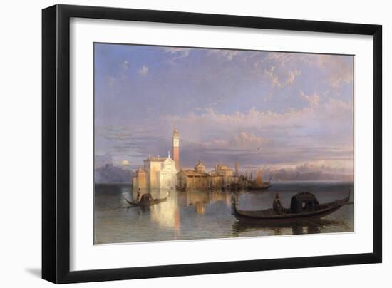 An Island on the Venetian Lagoon-George Edwards Hering-Framed Giclee Print