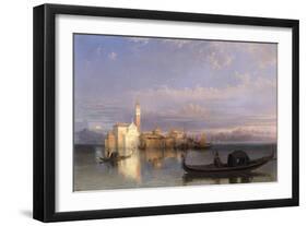 An Island on the Venetian Lagoon-George Edwards Hering-Framed Giclee Print