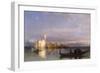 An Island on the Venetian Lagoon-George Edwards Hering-Framed Giclee Print