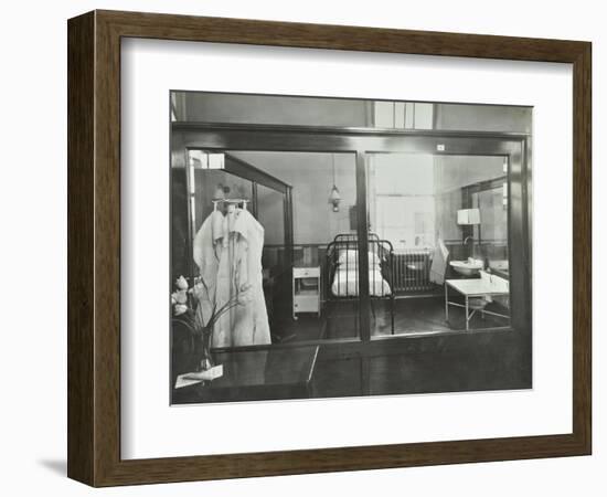 An Isolation Chamber, Brook General Hospital, London, 1935-null-Framed Photographic Print