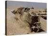 An Israel Defense Force Caterpillar D-9 Clearing the Way-Stocktrek Images-Stretched Canvas