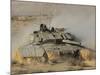 An Israel Defense Force Magach 7 Main Battle Tank in the Negev Desert-Stocktrek Images-Mounted Photographic Print
