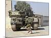 An Israel Defense Force Merkava Mark II Main Battle Tank in Urban Warfare-Stocktrek Images-Mounted Photographic Print