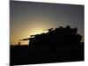 An Israel Defense Force Merkava Mark IV Main Battle Tank at Sunset-Stocktrek Images-Mounted Photographic Print