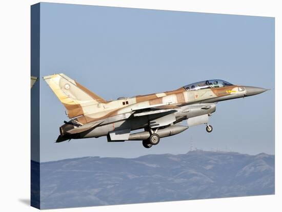 An Israeli Air Force F-16I Sufa-Stocktrek Images-Stretched Canvas