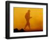 An Israeli Soldier Runs to Reload an Israeli Mobile Artillery Piece-null-Framed Photographic Print