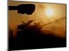 An Israeli Soldier Runs to Reload an Israeli Mobile Artillery Piece-null-Mounted Photographic Print