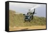 An Italian Air Force Ab-212 Ico Helicopter Departs the Landing Zone, Italy-null-Framed Stretched Canvas
