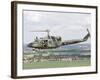 An Italian Air Force Ab-212Ico Helicopter over France-Stocktrek Images-Framed Photographic Print
