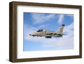 An Italian Air Force Amx During an Air-To-Air Refueling Operation-Stocktrek Images-Framed Photographic Print