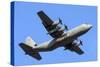 An Italian Air Force C-130J-30 During Takeoff-Stocktrek Images-Stretched Canvas