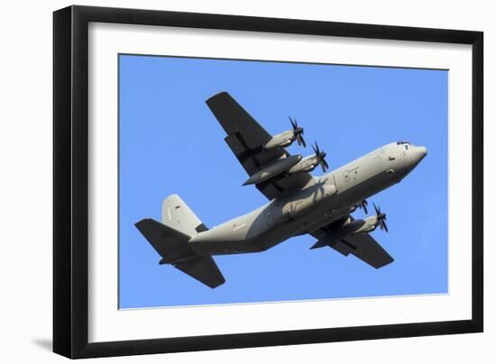 An Italian Air Force C-130J-30 During Takeoff-Stocktrek Images-Framed Photographic Print