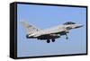 An Italian Air Force Eurofighter Ef-2000 Typhoon Prepares for Landing-Stocktrek Images-Framed Stretched Canvas