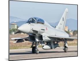 An Italian Air Force Eurofighter Typhoon at Grosseto Air Base, Italy-Stocktrek Images-Mounted Photographic Print