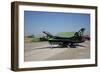 An Italian Air Force F-16 Air Defense Fighter in Special Colors-null-Framed Photographic Print