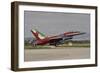 An Italian Air Force F-16 Air Defense Fighter Landing at Trapani Airport, Italy-null-Framed Photographic Print