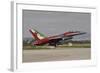 An Italian Air Force F-16 Air Defense Fighter Landing at Trapani Airport, Italy-null-Framed Photographic Print