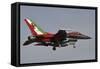 An Italian Air Force F-16 Air Defense Fighter Prepares for Landing-null-Framed Stretched Canvas