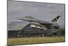 An Italian Air Force F-16 Air Defense Fighter Taking Off-null-Mounted Photographic Print