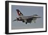 An Italian Air Force F-16 Air Defense Fighter with Special Tail Colors-null-Framed Photographic Print