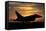 An Italian Air Force F-2000 Typhoon at Sunset-Stocktrek Images-Framed Stretched Canvas