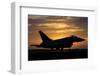 An Italian Air Force F-2000 Typhoon at Sunset-Stocktrek Images-Framed Photographic Print