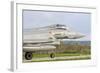 An Italian Air Force F-2000 Typhoon at Trapani Air Base, Italy-Stocktrek Images-Framed Photographic Print