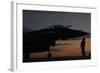 An Italian Air Force F-2000 Typhoon at Trapani Air Base, Italy-Stocktrek Images-Framed Photographic Print