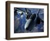 An Italian Amx Is Refueled by a Kc-10A Extender over Afghanistan-null-Framed Photographic Print