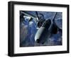 An Italian Amx Is Refueled by a Kc-10A Extender over Afghanistan-null-Framed Photographic Print