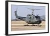 An Italian Army Ab-205 Helicopter Taking Off-Stocktrek Images-Framed Photographic Print