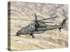 An Italian Army AW-129 Mangusta over Afghanistan-Stocktrek Images-Stretched Canvas