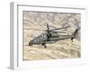 An Italian Army AW-129 Mangusta over Afghanistan-Stocktrek Images-Framed Photographic Print