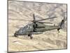 An Italian Army AW-129 Mangusta over Afghanistan-Stocktrek Images-Mounted Photographic Print