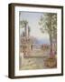 An Italian Balcony-Ernest Arthur Rowe-Framed Giclee Print