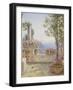 An Italian Balcony-Ernest Arthur Rowe-Framed Giclee Print