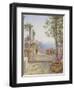 An Italian Balcony-Ernest Arthur Rowe-Framed Giclee Print