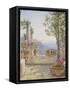 An Italian Balcony-Ernest Arthur Rowe-Framed Stretched Canvas