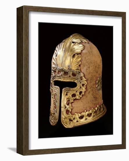 An Italian Barbute from a Stemma, in 15th Century-null-Framed Giclee Print