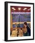 An Italian Couple Take their Supper in One of the Highway-Spanning Restaurant of the Pavesi Chain-Ralph Crane-Framed Photographic Print