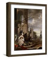 An Italian Courtyard-Jan Weenix-Framed Giclee Print