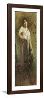 An Italian Fisherwoman-Egisto Lancerotto-Framed Giclee Print