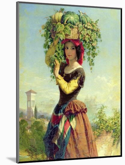 An Italian Fruit Seller-John Adam P. Houston-Mounted Giclee Print