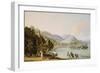 An Italian Harbour with a Genoese Chebec at Anchor-John Thomas Serres-Framed Giclee Print