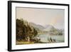 An Italian Harbour with a Genoese Chebec at Anchor-John Thomas Serres-Framed Giclee Print