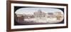 An Italian Micromosaic of St Peter's Piazza and Basilica-null-Framed Giclee Print