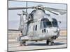 An Italian Navy EH101 Helicopter at Forward Operating Base Herat, Afghanistan-Stocktrek Images-Mounted Photographic Print