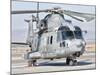 An Italian Navy EH101 Helicopter at Forward Operating Base Herat, Afghanistan-Stocktrek Images-Mounted Photographic Print